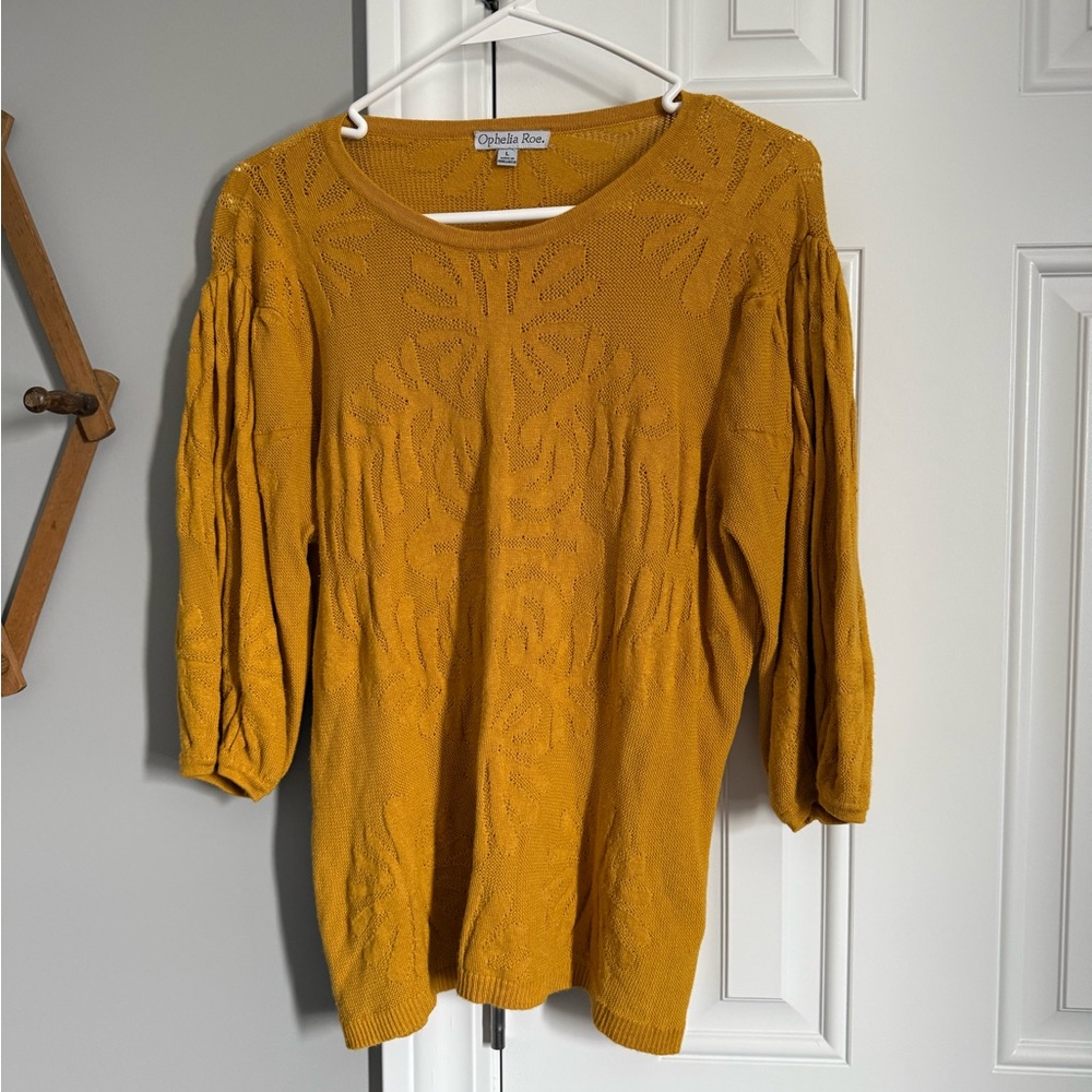 Elegant Mustard Blouse